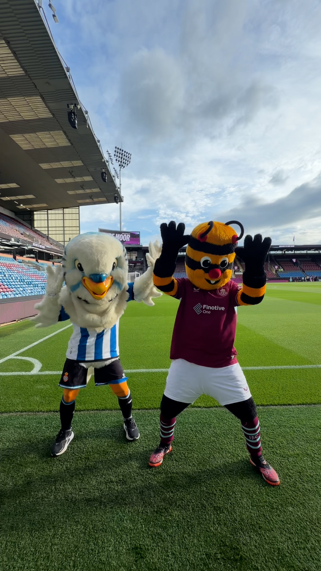Divertido prepartido en Turf Moor